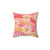 Wavy Daisies Graphic Design Pillow