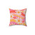 Wavy Daisies Graphic Design Pillow