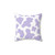 Pastel Purple Cow Print Aesthetic Pillow