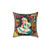 Alice in Wonderland themed decorative pillow