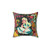 Alice in Wonderland themed decorative pillow