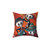 Dia de Los Muertos Skeleton Musicians Decorative Pillow