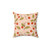 Strawberry Pillow - Floral Botanical Accent Cushion