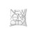 New York City Pillow with Modern Graphic Design