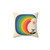 Colorful Dream Surfer Pillow with Cute Koala Surfing on Waves