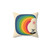 Colorful Dream Surfer Pillow with Cute Koala Surfing on Waves