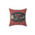 Distressed Red Rocket Pillow - Fallout Inspired Decor
