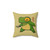 Cute Frog Pillow with Knife - Whimsical Asian-Style Artwork