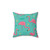 Suburbia Flamingo Pillow - Vintage Retro Decor