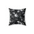 Roses Black and White Decorative Pillow
