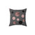 Elegant Rose Gold, Black and Pink Dots Pillow