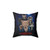 Strange Fur Things Cat Print Decorative Pillow