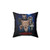 Strange Fur Things Cat Print Decorative Pillow