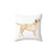 Yellow Lab Watercolor Throw Pillow