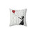 Banksy Girl With Balloon Contemporary Art Pillow