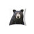Black Bear Plush Pillow for Woodland Decor