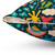 Eco-friendly nature pattern pillow with birds, animals, and flowers