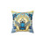 Royal Honey Pillow with Floral and Bee Design