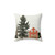 Rustic Cottage Pillow with Vintage Red House Design