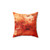 Elegant Crimson Bloom Pillow