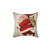Santa Claus Christmas Pillow with Push Scooter