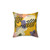 Colorful Pina Colada Pattern Pillow