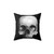 Half Skull Decorative Pillow