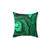 Malachite Green Marble Decorative Pillow