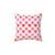 Cozy Hearts Pillow for Valentines Day Decor