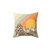 Retro Mountain Landscape Pillow