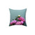 Pink Peony Flower Pillow