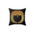 Sagari Fuji Kamon Japanese Pillow in Gold