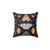 Floral Moths Decorative Throw Pillow