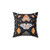 Floral Moths Decorative Throw Pillow