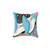 80s Retro Rollerskating Rink Neon Pillow