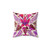Tropical Symmetry Magenta Pillow