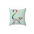 Colorful Rainbow Lemur Decorative Pillow