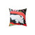 Tuxedo Cat on Kitchen Table Decorative Pillow