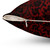 Dark Red and Black Damask Pattern Pillow