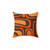 Retro Abstract Midcentury Modern Throw Pillow