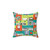 Mid Century Modern Retro Love Pillow