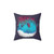 Punk Puffer Fish Decorative Pillow