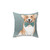Corgi Dog Pillow - Adorable Smiling Puppy Throw Cushion