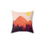 Forest Mountain Horizon Pillow - Scenic Nature Decor