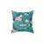 Tortoise Patterned Throw Pillow