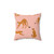 Cheetah Pattern Pink Decorative Throw Pillow