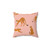 Cheetah Pattern Pink Decorative Throw Pillow