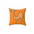 Camel Orange Pillow by Everything Eli