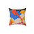 Psychedelic Retro Flower Pillow