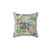 Sports Pillow with Colorful Soccer Stamp Design